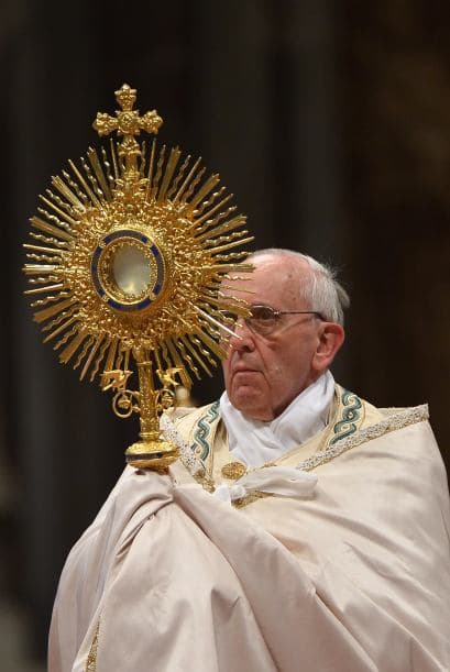 2014- 20 de enero En un encuentro con refugiados afirmó tener "sufrimientos" como un "hombre cualquiera", con una vida con "tantas cosas buenas como malas".