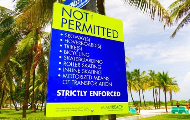 Miami Beach dejará de decir “no” en sus letreros