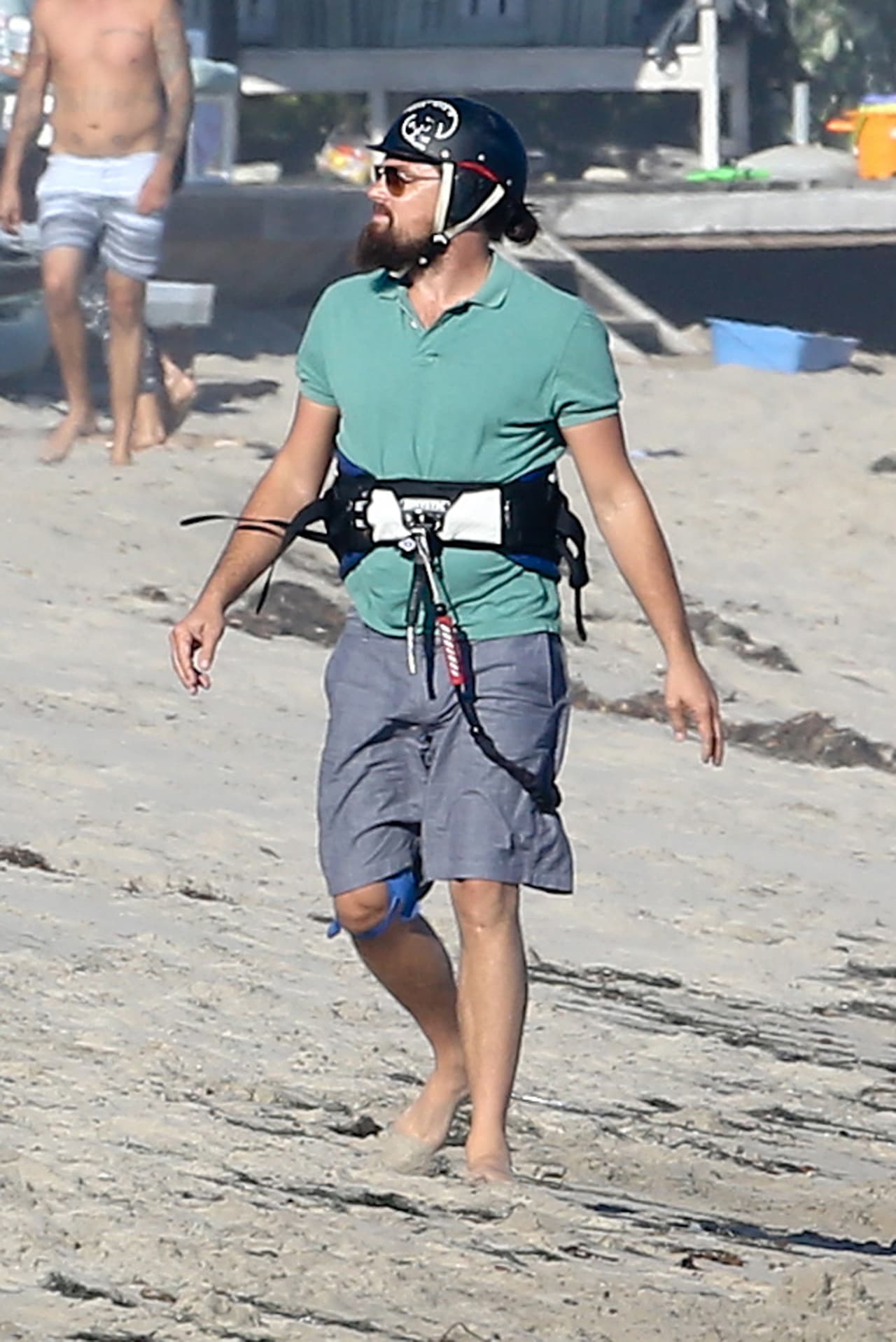 El actor no sólo paseó y gozó del buen clima, sino también se aventuró a probar algo nuevo.