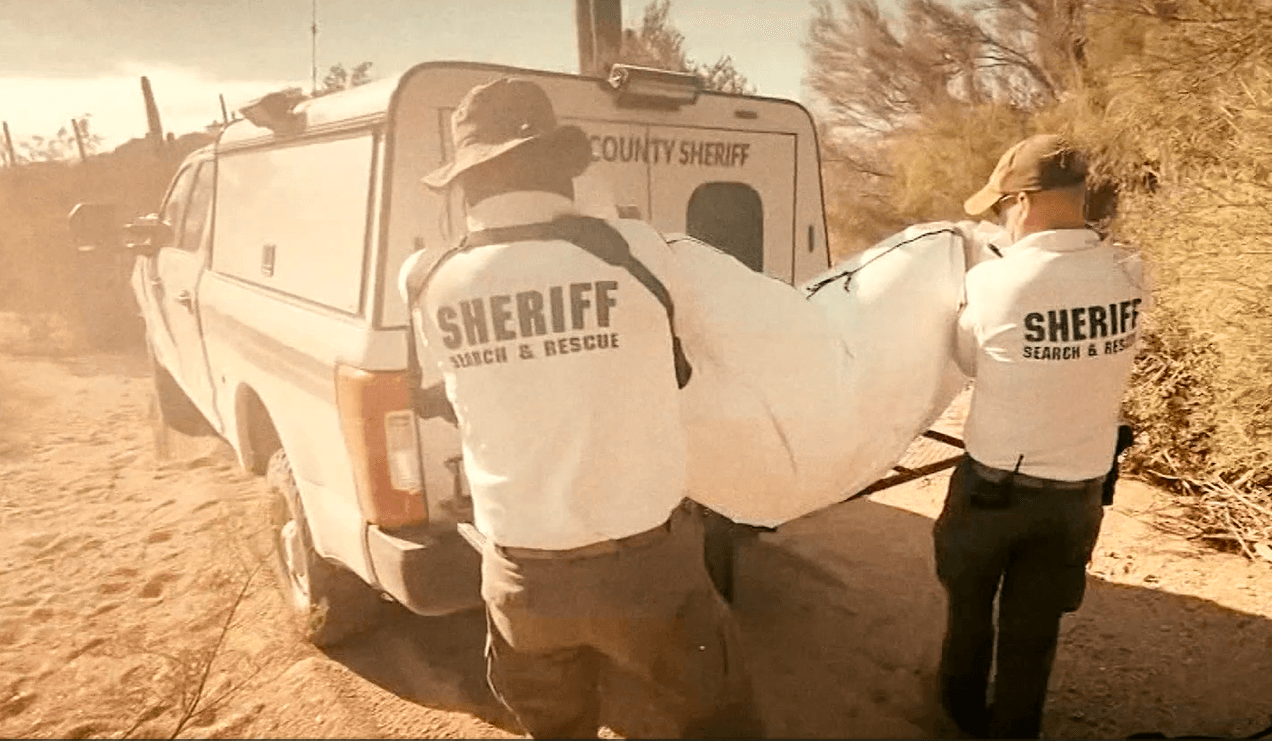 Dos semanas de búsqueda finalmente terminaron. Los restos de Aguida fueron localizados en la cima de una colina.