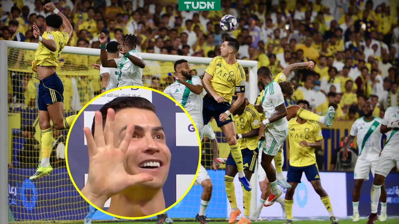 Cristiano Ronaldo le recuerda a la afición de Al-Ahli que tiene cinco Champions