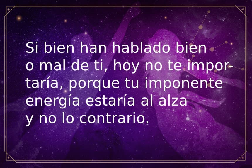 Sagitario 5 de noviembre 2020