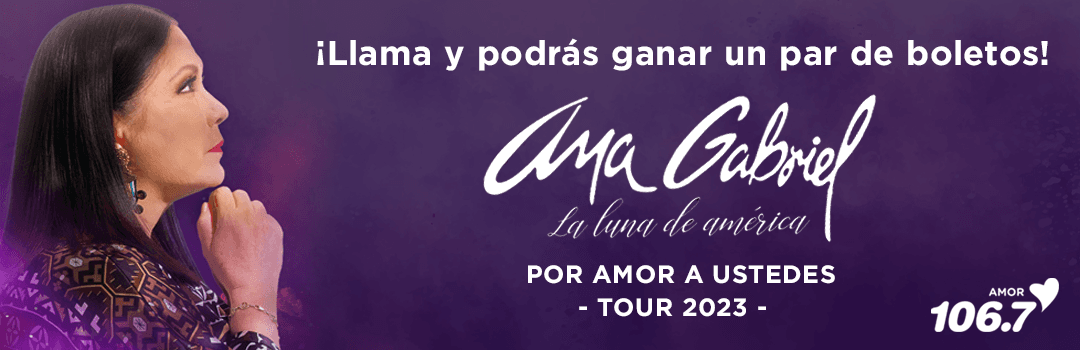 Gana boletos para Ana Gabriel en concierto
