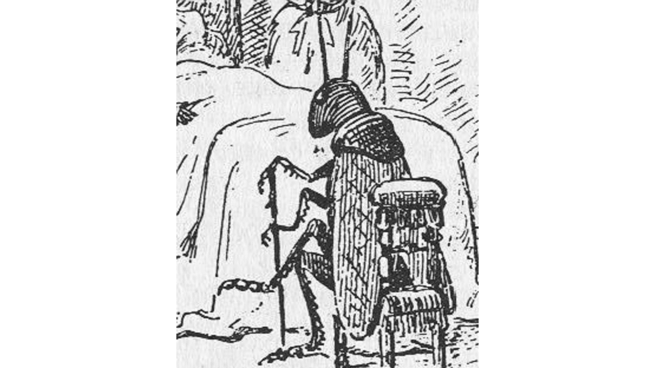 na ilustración del Grillo Parlante de Enrico Mazzanti