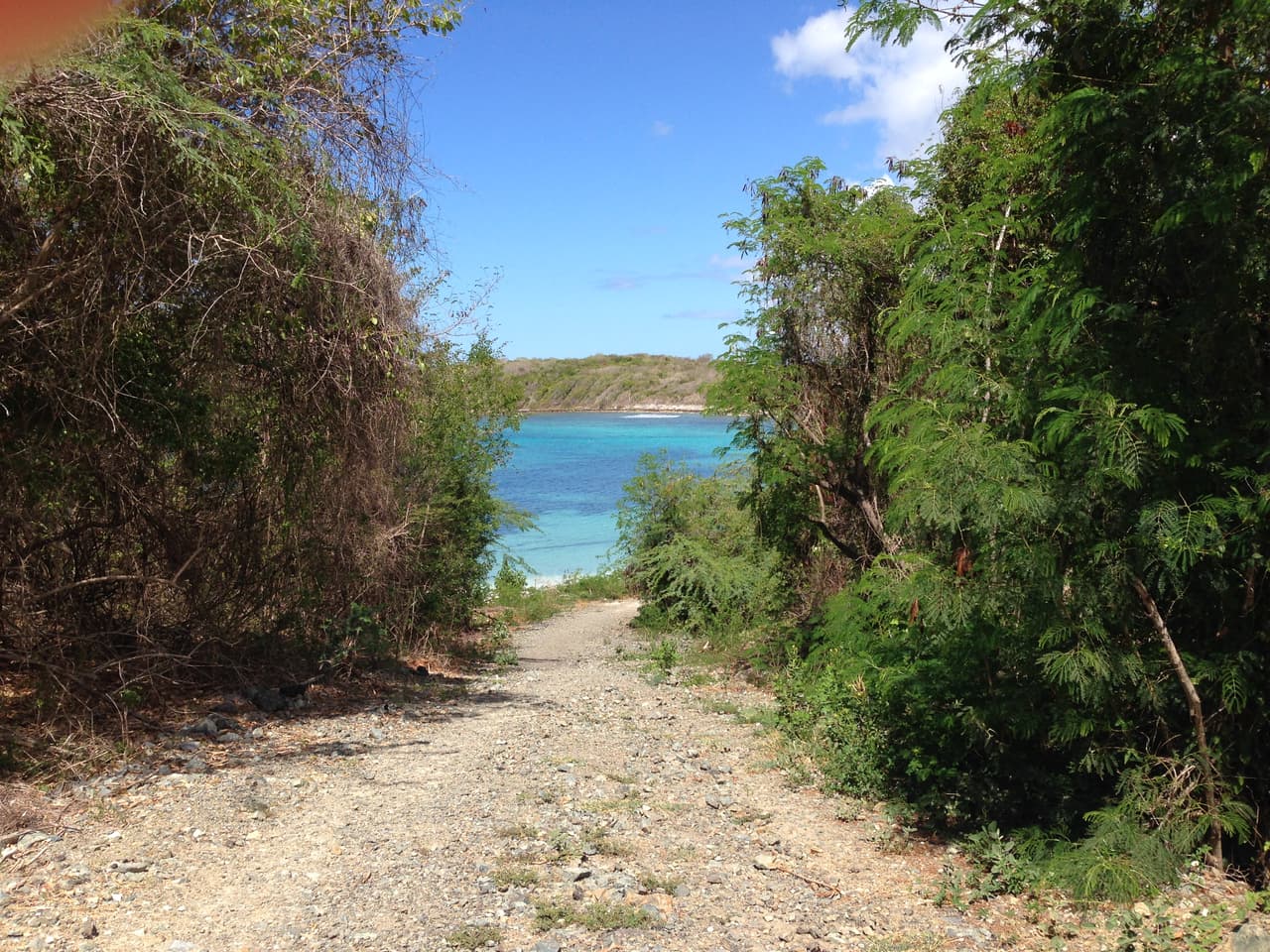 Entrada a playa Pata Prieta, Vieques