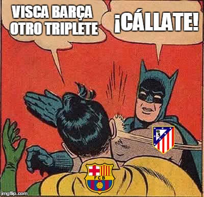 Fanáticos del fútbol se mofaron de la derrota del Barça ante el Atlético.