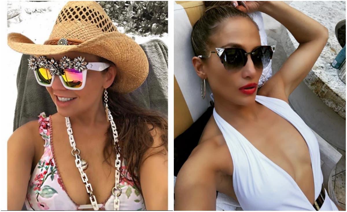 Los accesorios también son importantes para estas talentosas latinas, quienes posan con llamativos glasses.