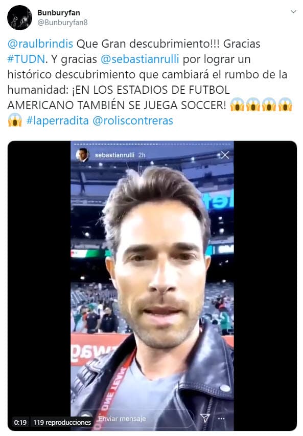 Ante esta declaración, inició una ola de comentarios y burlas hacia el actor argentino.
<br>