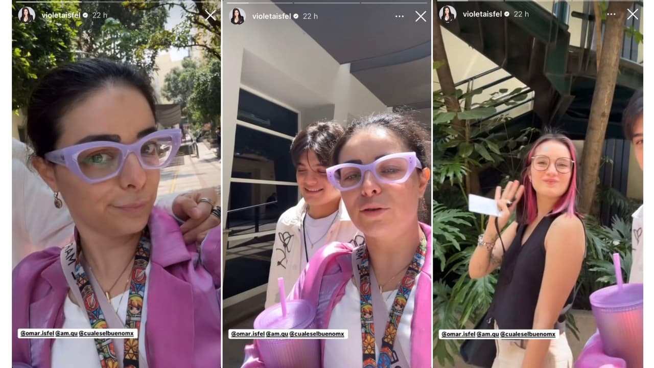 Violeta Isfel ya convive con la novia de su hijo.