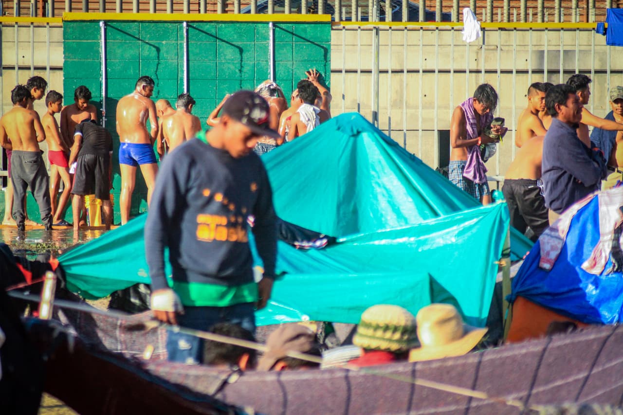 Hasta el día 20 de noviembre las autoridades del estado de baja California informaron que se habían ofrecido 1,286 consultas médicas y 387 consultas odontológicas a los migrantes de este refugio.
