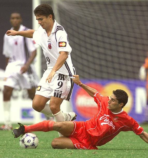 Jaime Moreno, Salvador Carmona DC United vs Toluca