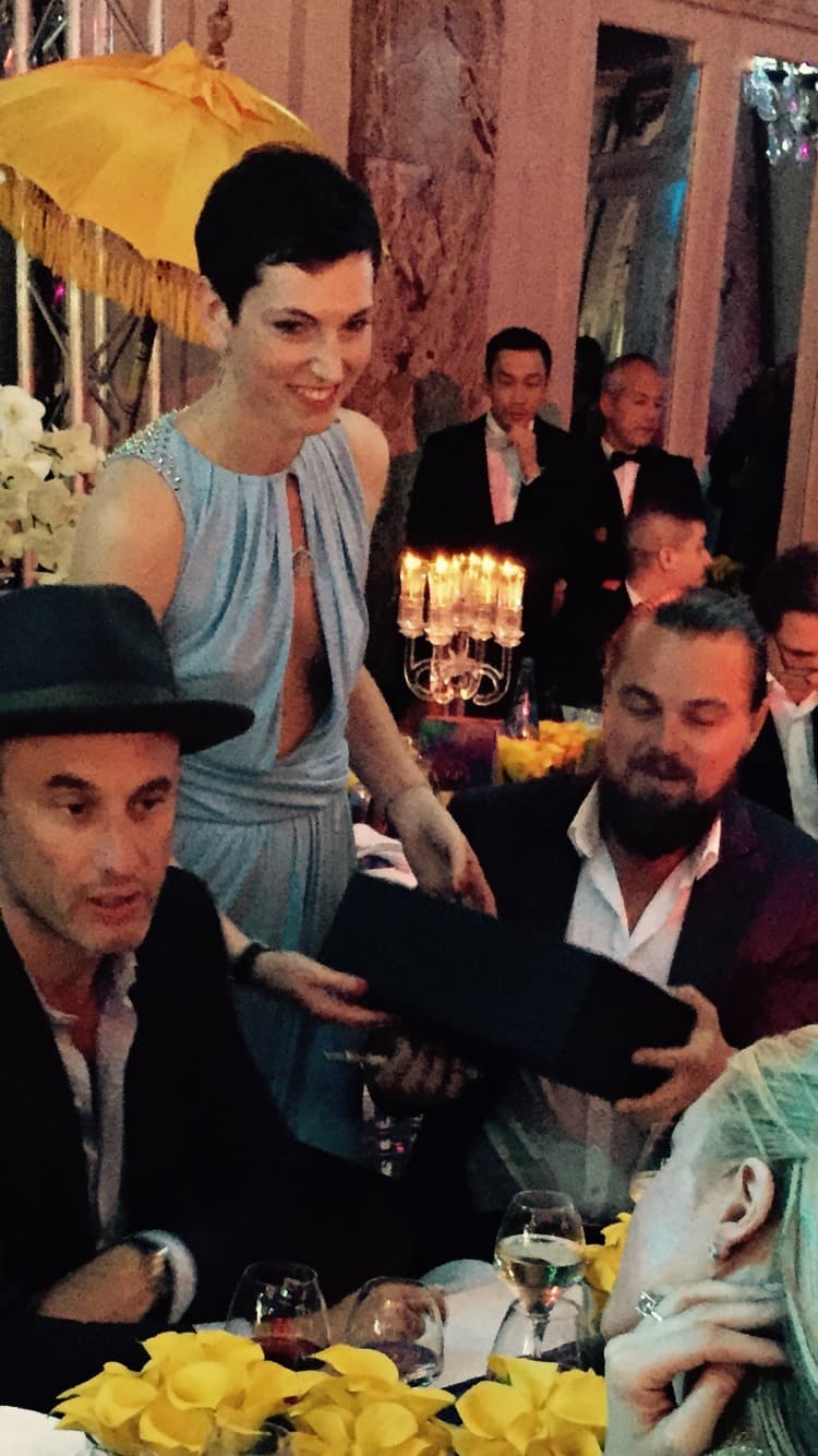 El actor asistió a la subasta benéfica anual de ´Heart Foundation´ que tuvo lugar en la Croisette, Francia.