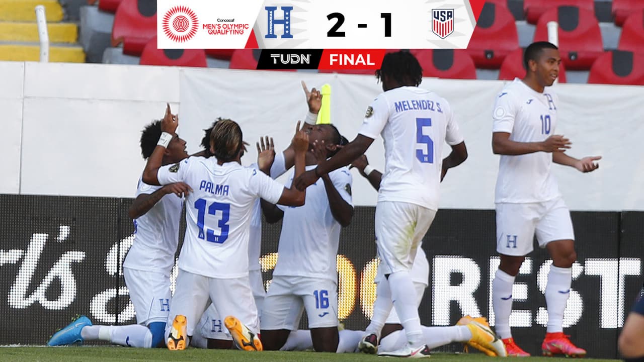 Honduras vence 2-1 al Team USA y le arrebata el pase a Tokyo 2020