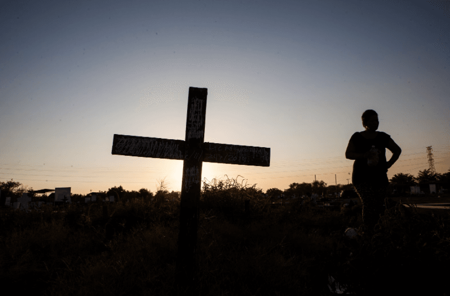 Foto 6. Fosa común en el panteón Centenario de Los Mochis, Sinaloa.
<br>