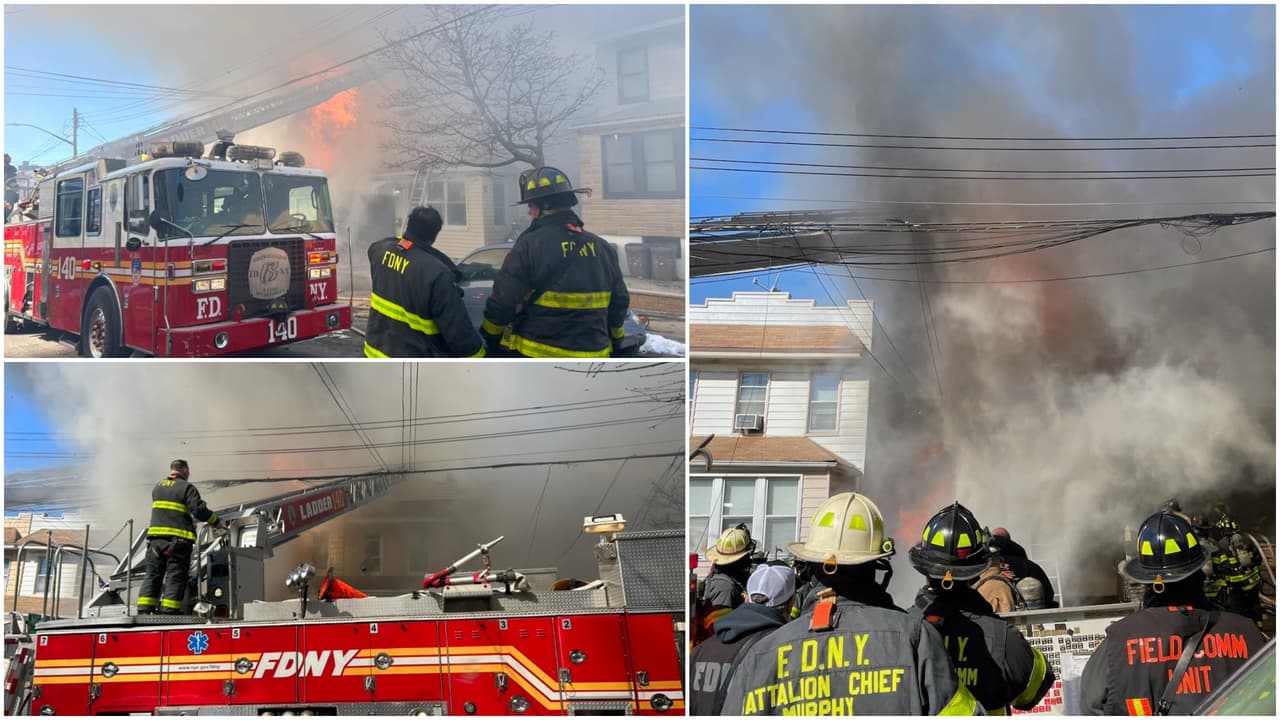 Al menos 6 heridos tras incendiarse una casa en Queens