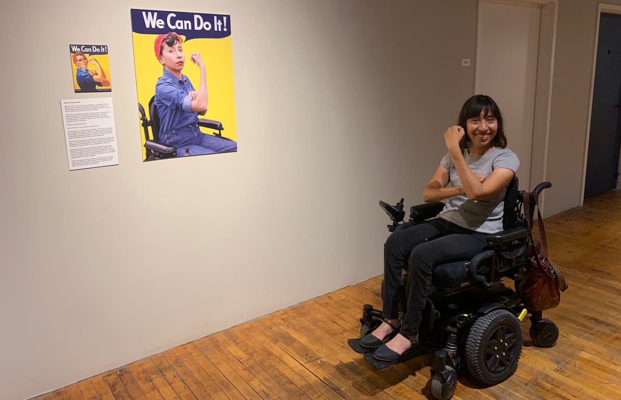 "El objetivo de esta exposición es que las personas sepan que somos personas normales y igual de fuertes. Queremos ser una inspiración para otras personas con discapacidades" dijo Reveca Torres.