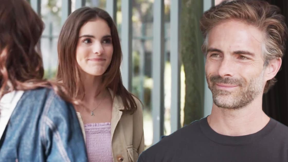 Alonso conoce a Aura sin saber que es su hija | Hermanas, Un amor Compartido | Capítulo 9