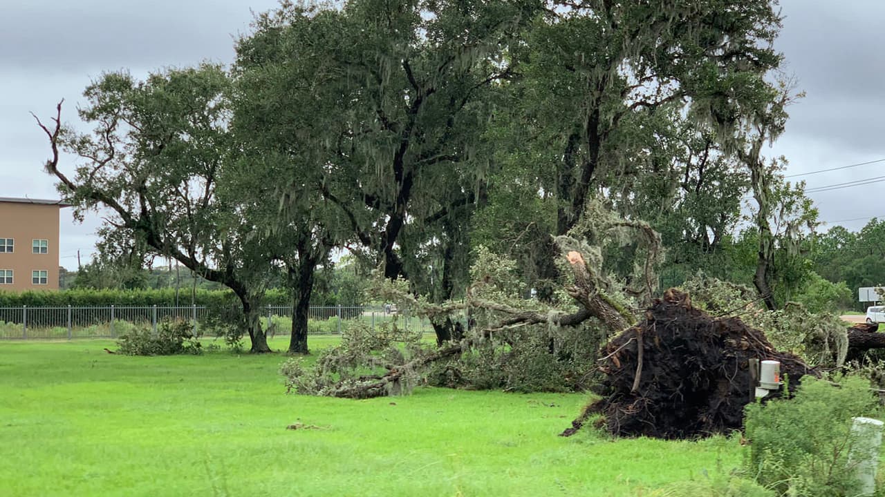 Los residentes ahora tienen mucho trabajo para limpiar sus propiedades.