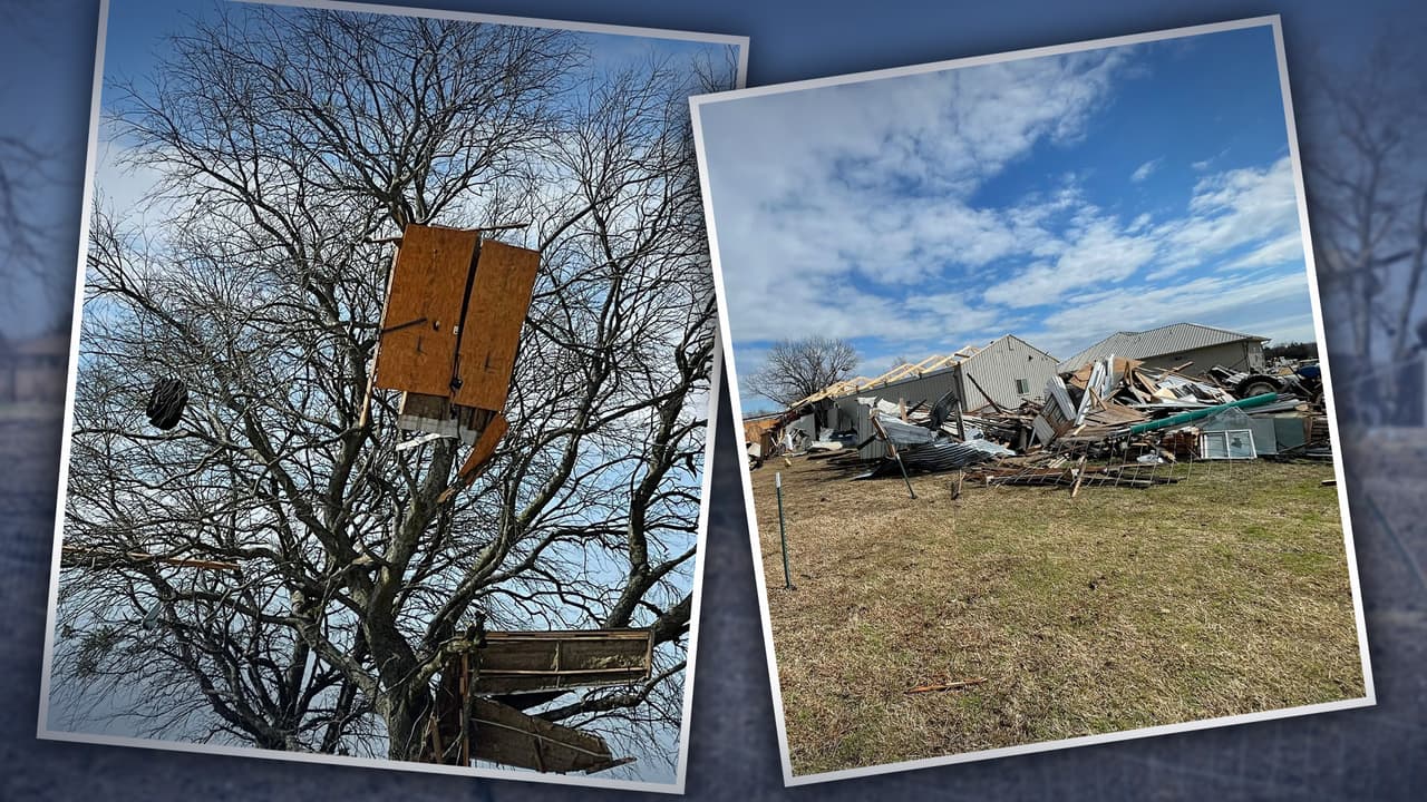 El Servicio Nacional de Meteorología se encuentra evaluando los daños causados por un posible tornado en el norte de Texas para determinar la intensidad del fenómeno. 
<br>