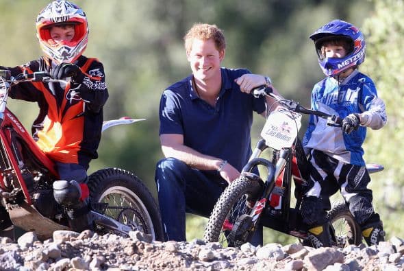 Y el príncipe siempre mostró su mejor sonrisa.