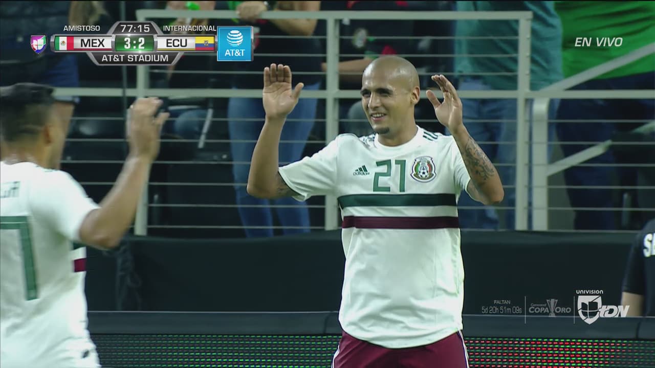 ¿Otro golazo? Claro que sí: ahora fue Luis Rodríguez el que pone el 3-2