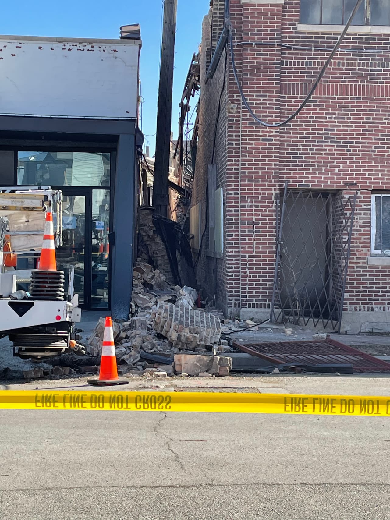 Afortunadamente, no hubo heridos reportados por los fuertes vientos.