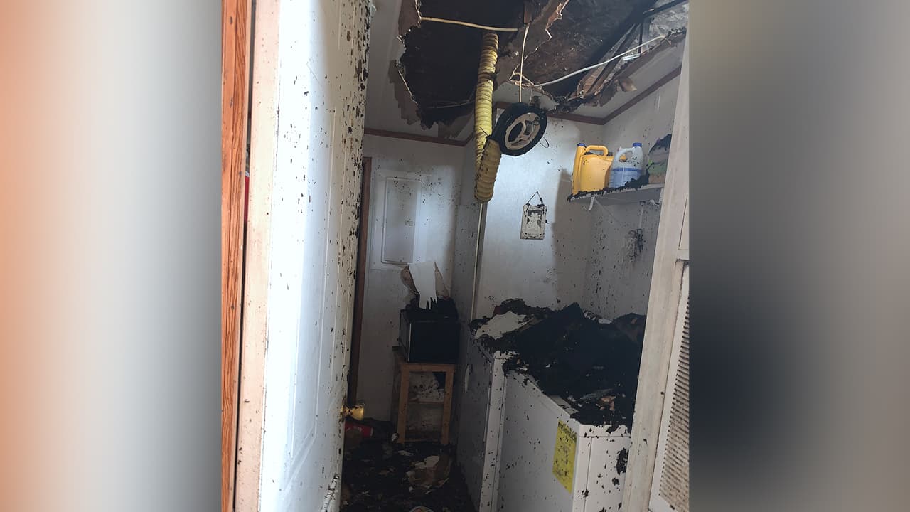 En la casa vivía Claudia, su hijo, su hermana, su hermano, cuatro sobrinas, su mamá y su pareja.