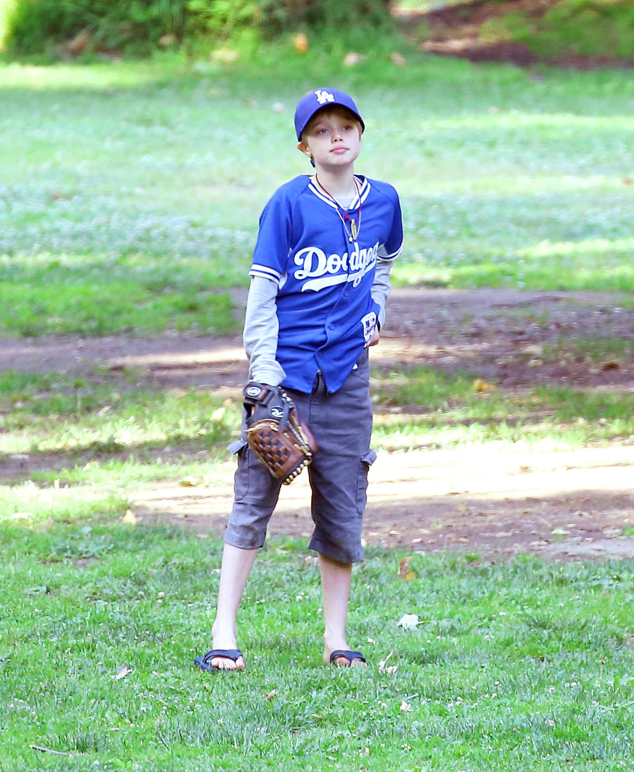 Aquí vemos a Shiloh con la manopla puesta.