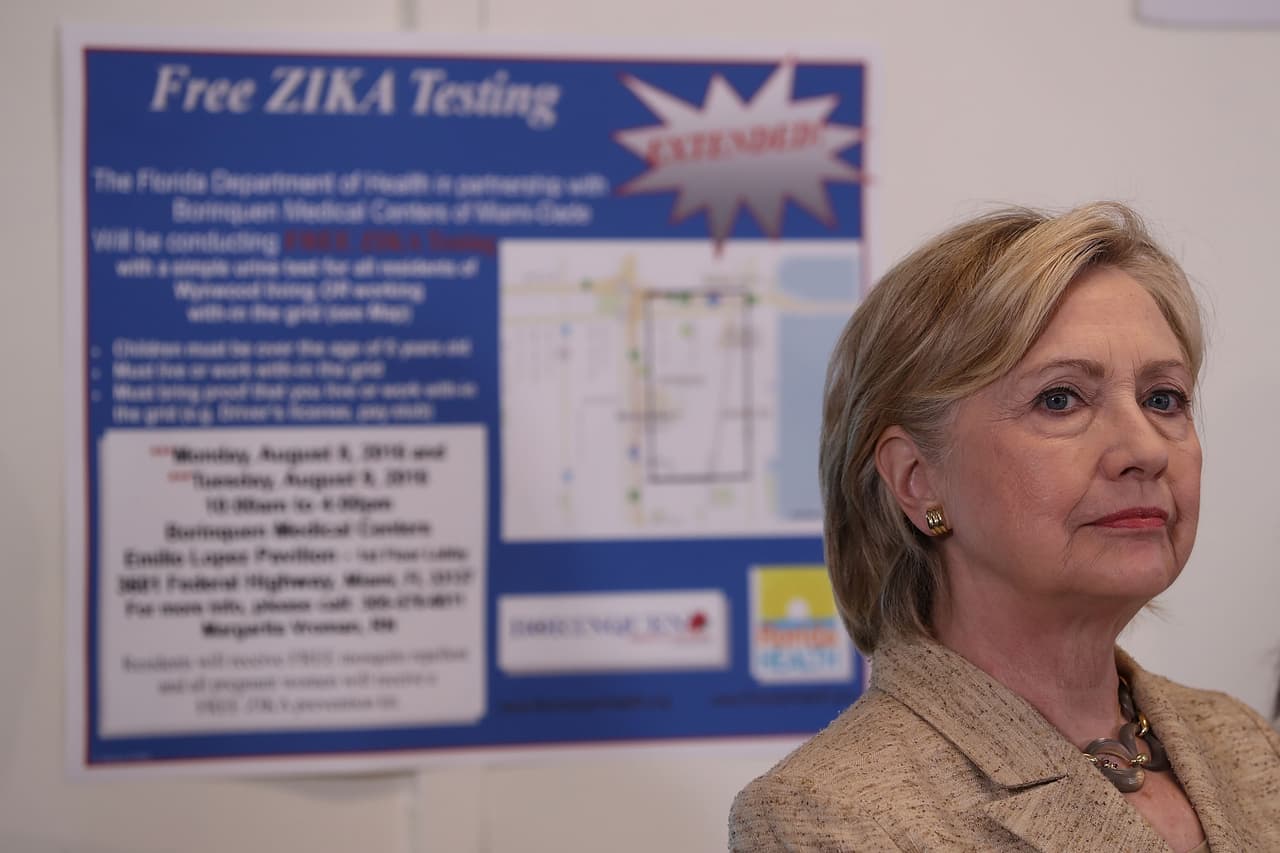 Por qué Hillary Clinton hace campaña en Miami, epicentro del zika en Estados Unidos