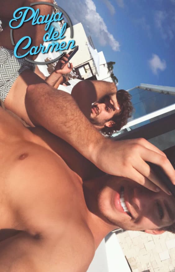 Polo Morín y Lambda García compartieron un poco de sus vacaciones en Playa del Carmen, Quintana Roo, lugar que les gusta visitar.