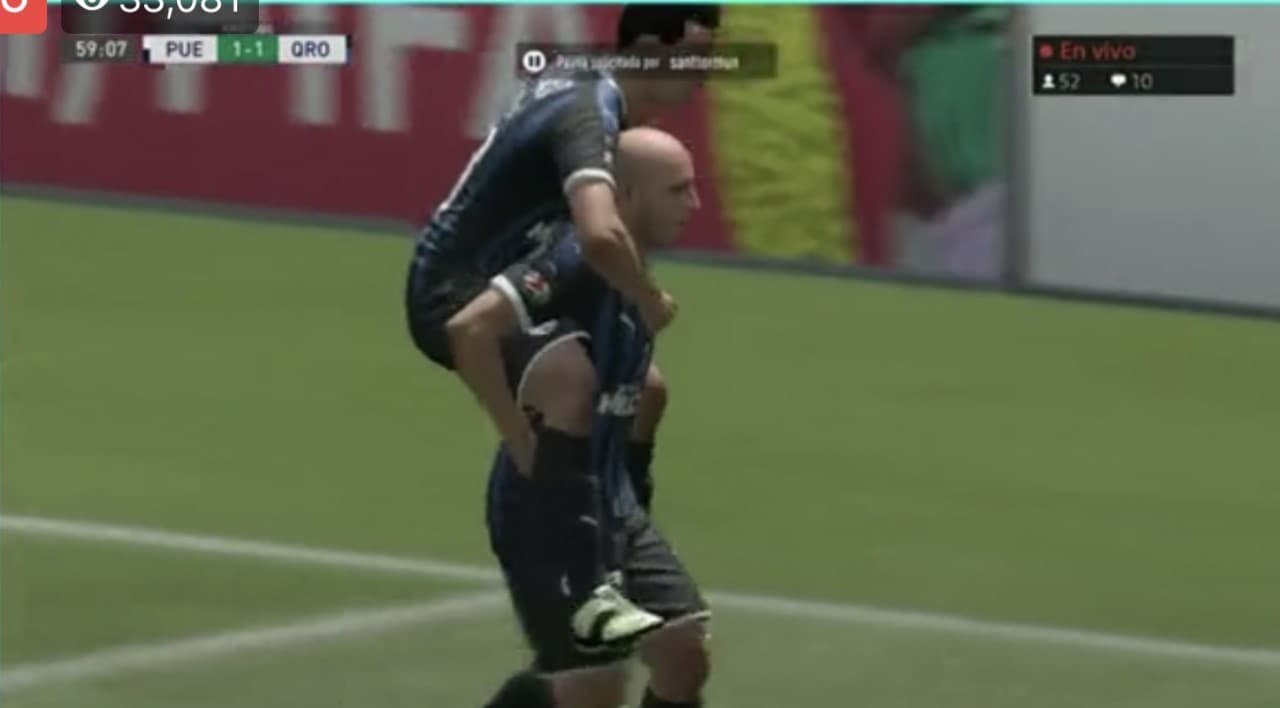 Jimmy Gómez le pone fin a la racha ganadora del Puebla de Santiago Ormeño.