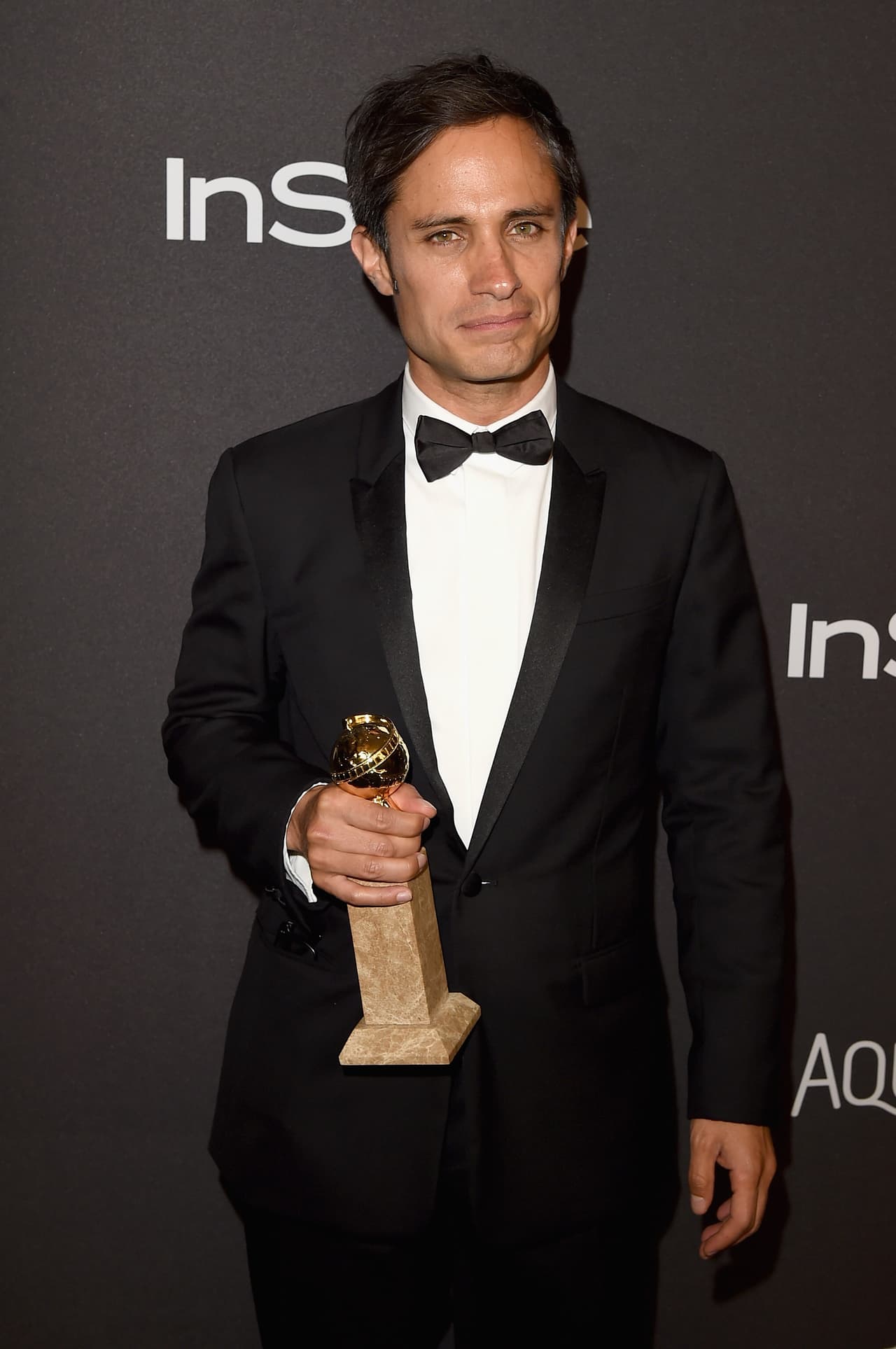 Otro mexicano que además de todo, ganó el globo de oro a mejor actor de comedia por 'Mozart in the Jungle' fue Gael García. Su éxito es indudable. ¿Se habrá echado sus tequilitas para celebrar?