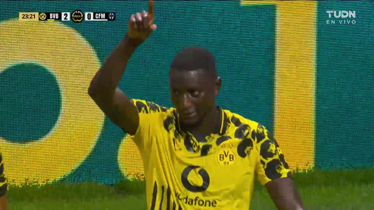 ¡Gol del Dortmund! Misma dosis Adeyemi asiste a Guirassy para el 2-0