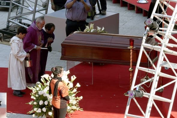 Se ofició una ceremonia religiosa.