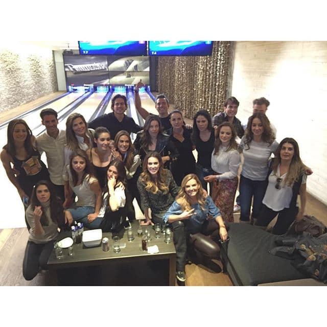 Convivió con todos sus compañeros y amigas de la televisora.