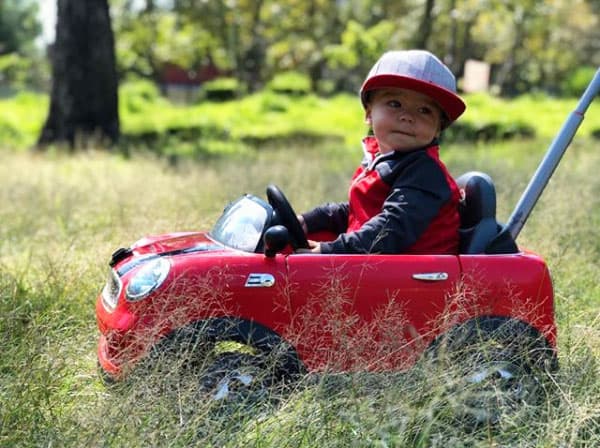 'El cachetes', como lo llaman de cariño sus padres, tiene mucho carisma.