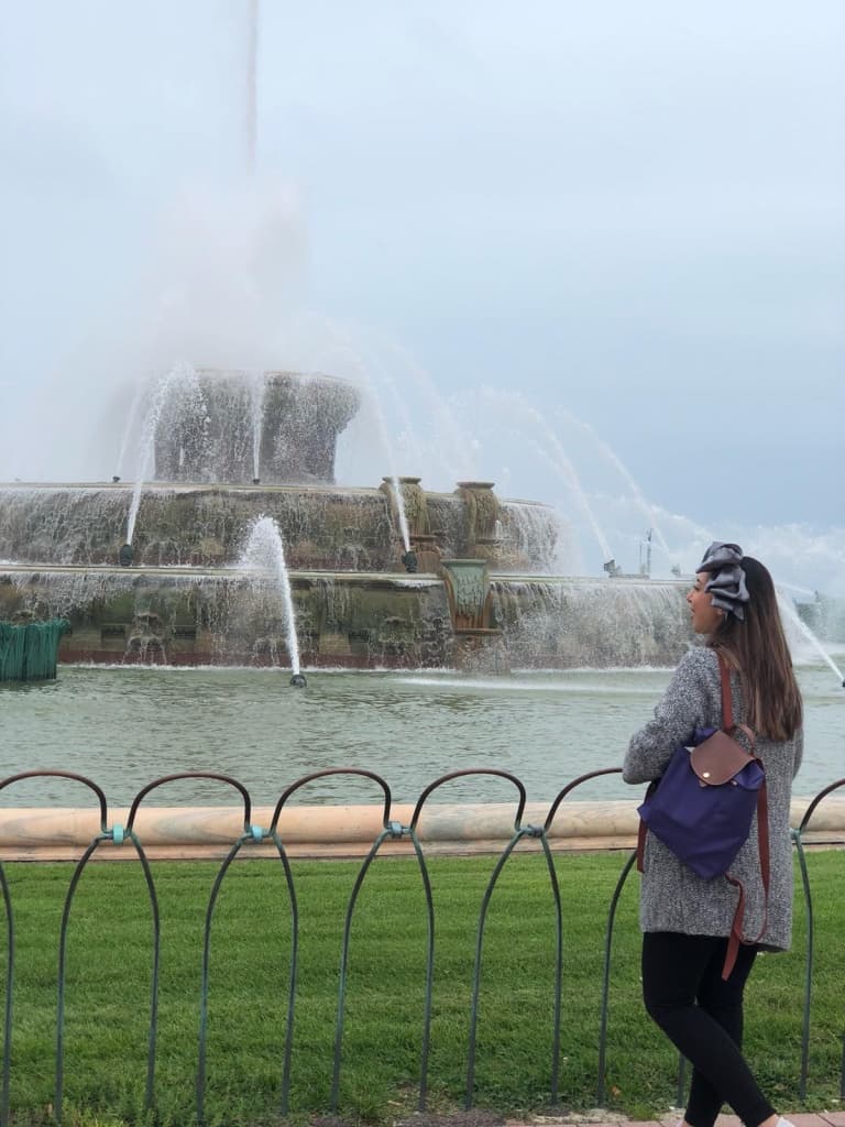 Saliendo de ahí, fuí a visitar la 
<b>Fuente de Buckingham</b>. Es impresionante como todo está perfectamente acomodado y en armonía con la arquitectura, lo que hace de tu vista algo increíble.