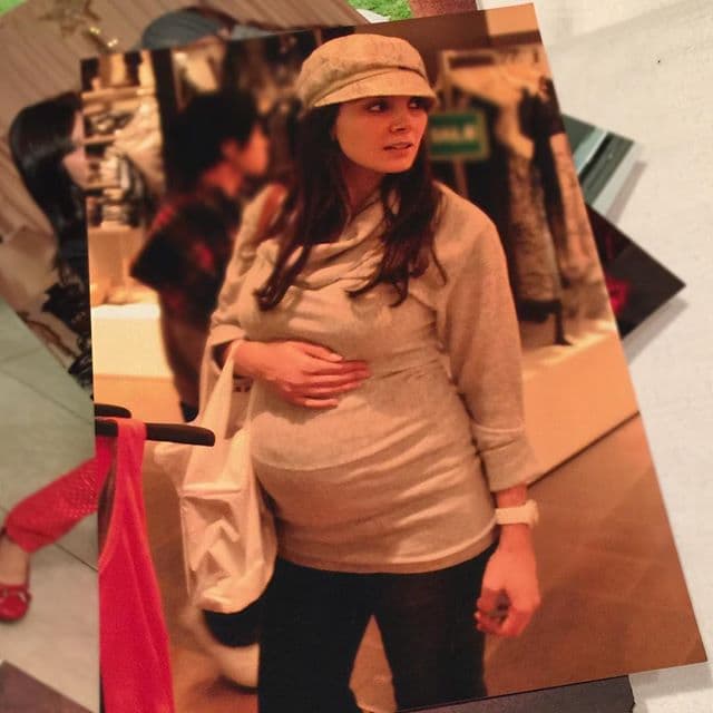 Recientemente también recordó los días en los que estaba embarazada de su hija Kailey.