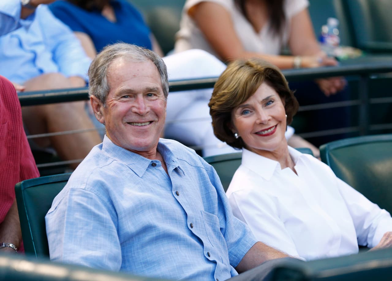 Laura Bush y George W. Bush