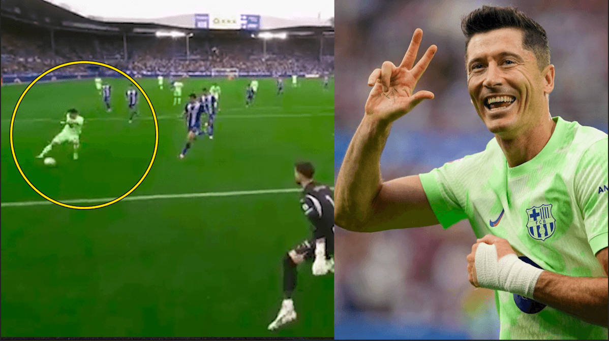 Barcelona, con hat-trick de Lewandowski, derrota al Alavés en LaLiga