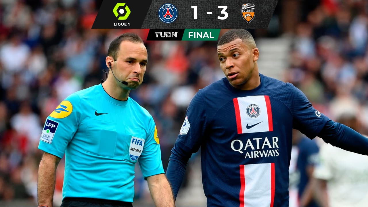 Mbappé anota el gol más fácil de su carrera, pero PSG pierde ante Lorient