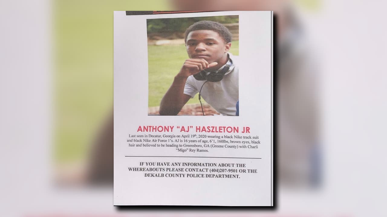 Haszelton mide 6 pies de altura y vestía un chándal Nike negro y zapatillas blancas cuando fue visto por última vez.