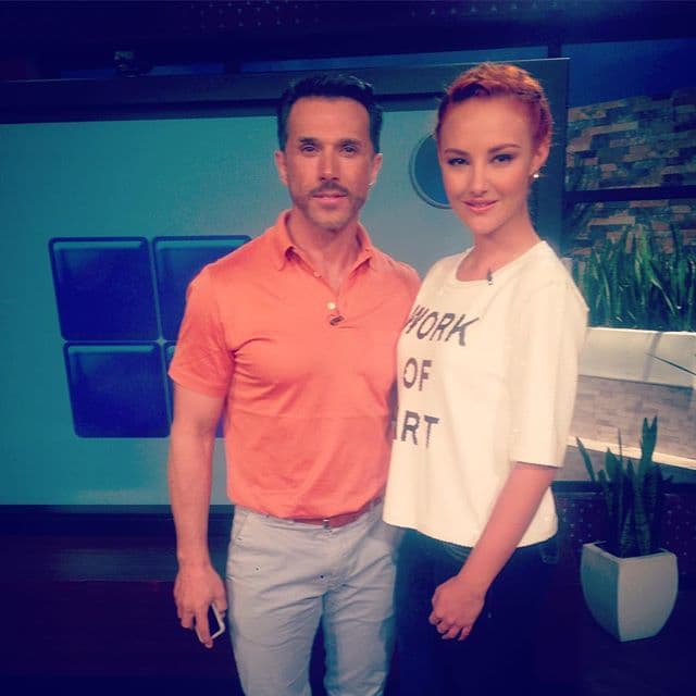 Sergio Mayer y Jade Fraser fueron los invitados especiales de Hoy.