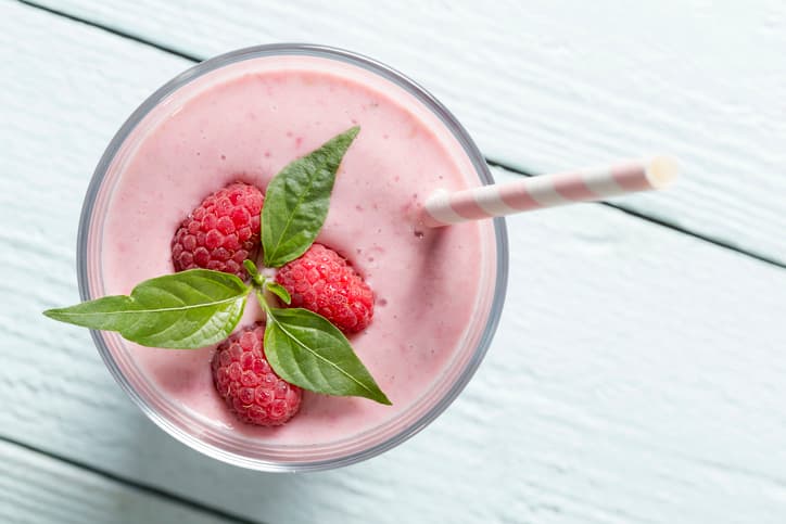 Batido de frambuesa | Reto 28