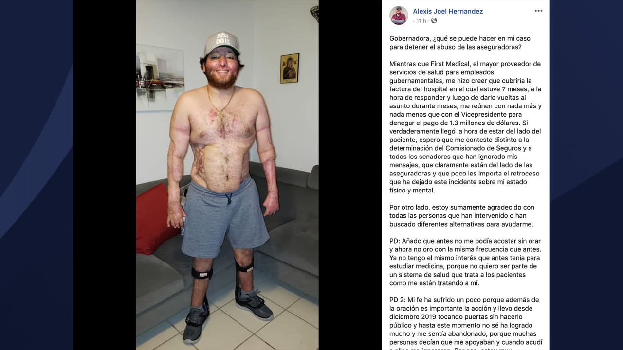 Alexis Joel Hernández le hace llamado a la gobernadora Wanda Vázquez y narra experiencia con aseguradora