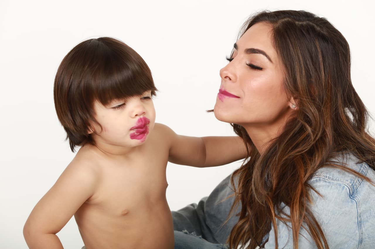 La conductora bromeó: "En eso se parece a mí, cuando Matteo quiere algo, pobre de aquel que se ponga en su camino".