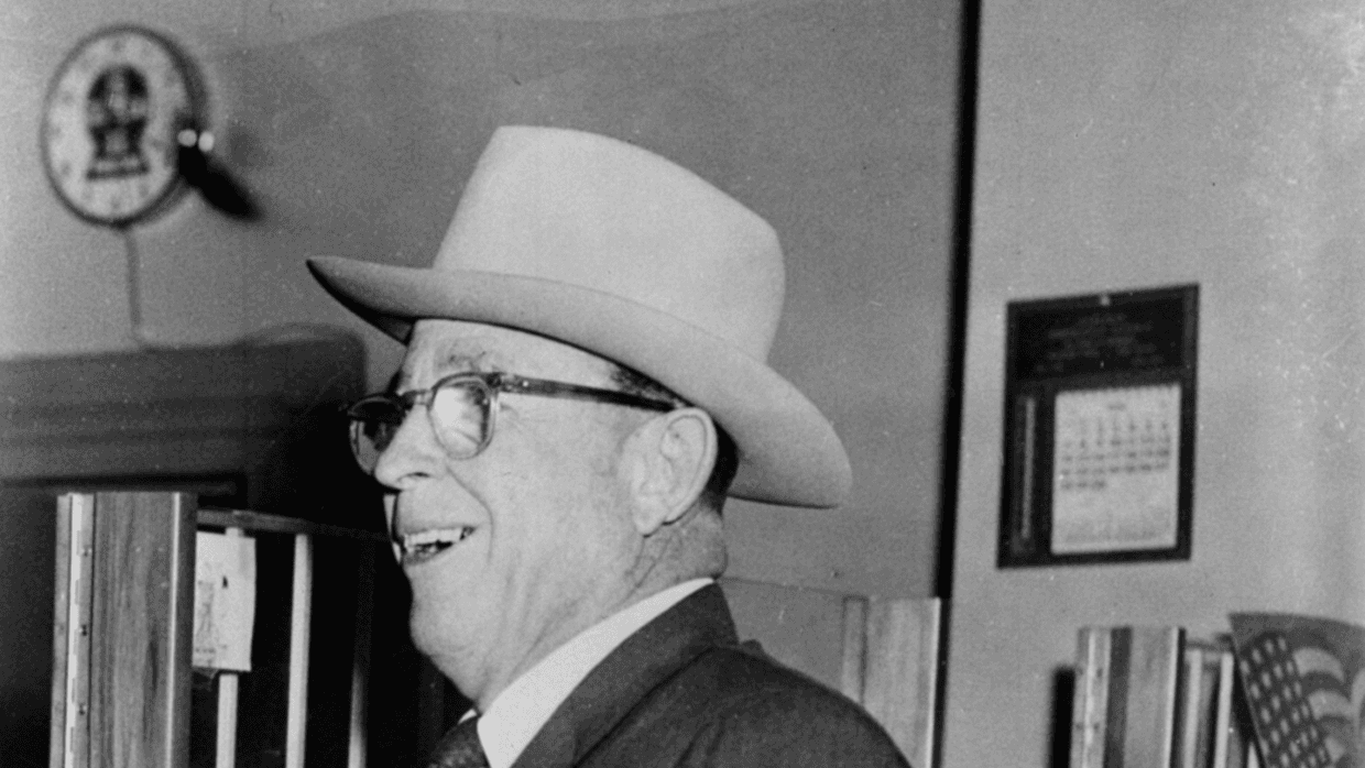 George Parr shot himself in 1975 after he was convicted of tax evasion.