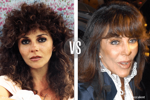 Veronica Castro tampoco se puede quedar atrás. La actriz y cantante ha dejado ver que las cirugías la han transformado con el paso de los años.