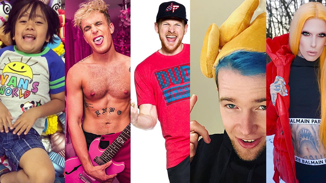 Los 5 'Youtubers' que mas lana hacen en Internet