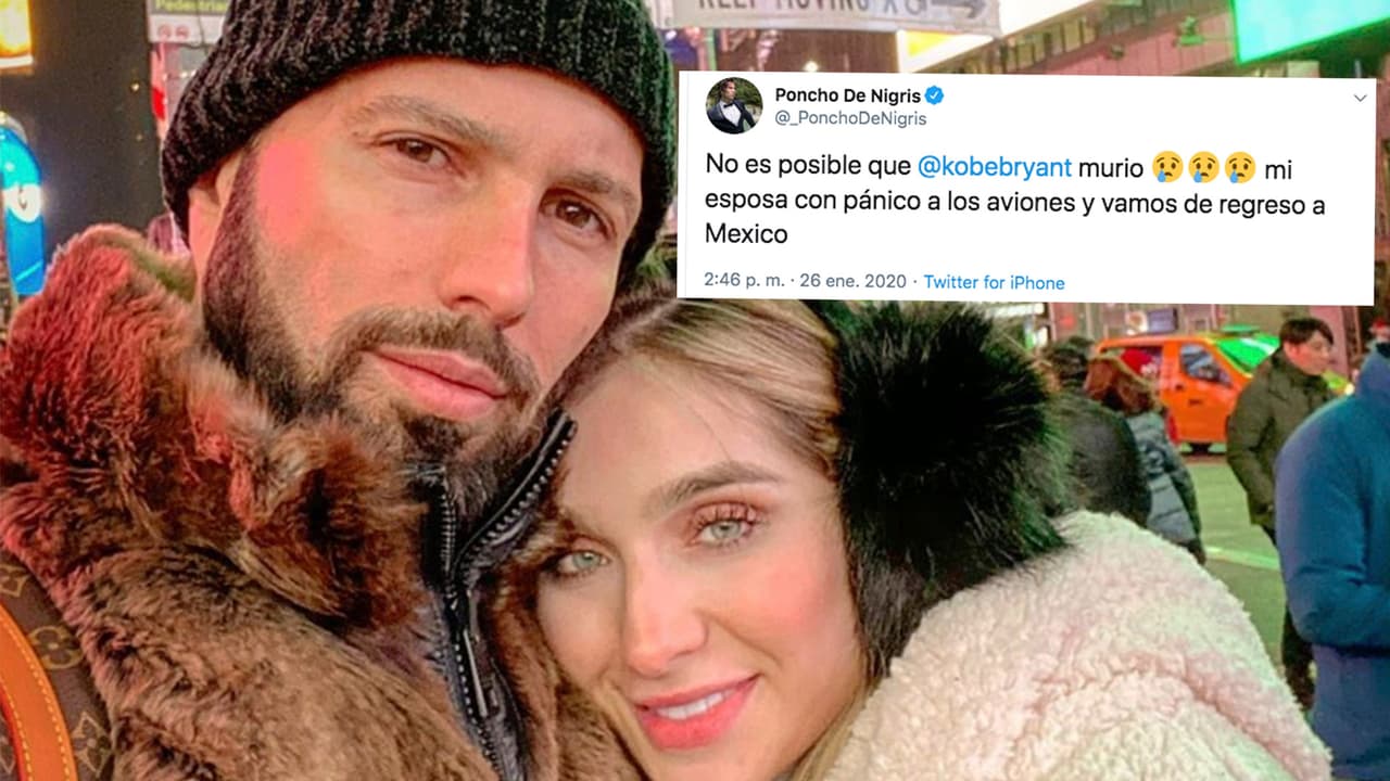 Poncho De Nigris hace enojar a los seguidores de Kobe Bryant con un tweet